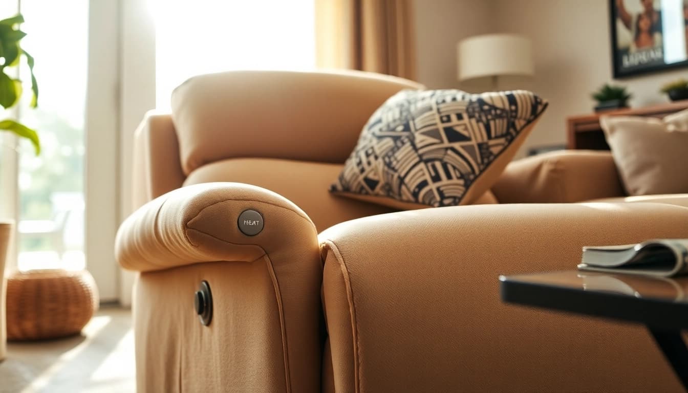 Showcasing the best power lift recliner with heat and massage features for ultimate relaxation.