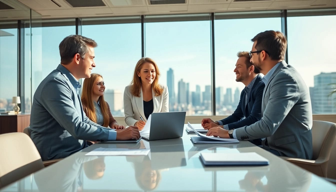 Engaged clients with a professional advisor at an independent wealth management firm San Antonio.