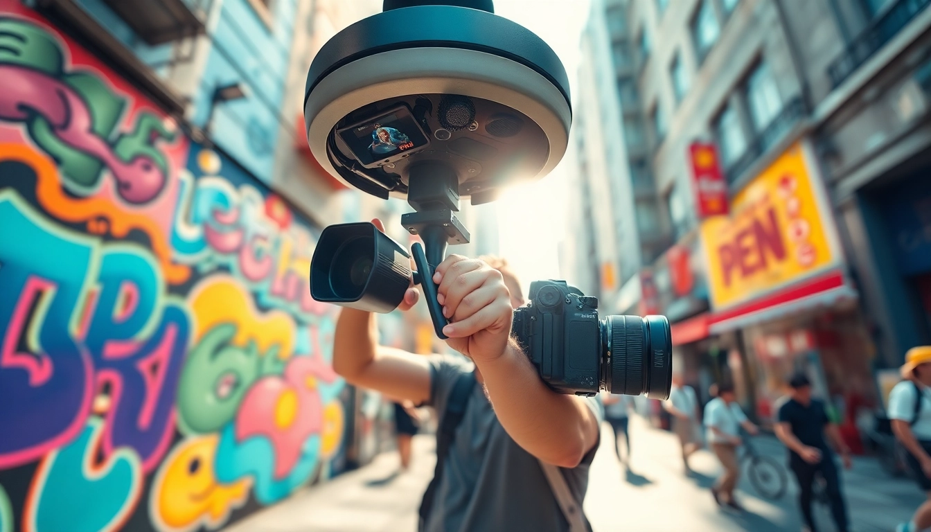 Capture stunning images with the insta360 antigravity a1 in a dynamic urban setting.