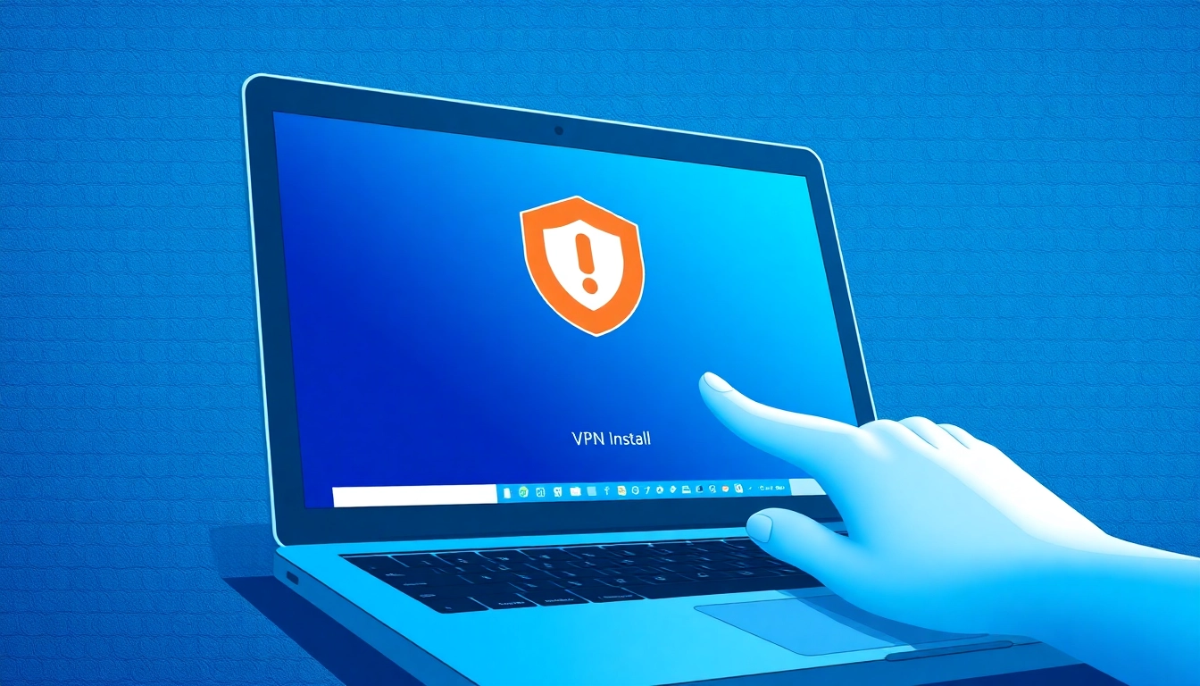 Download vpn fre with a clear interface showing VPN installation on a Windows system.