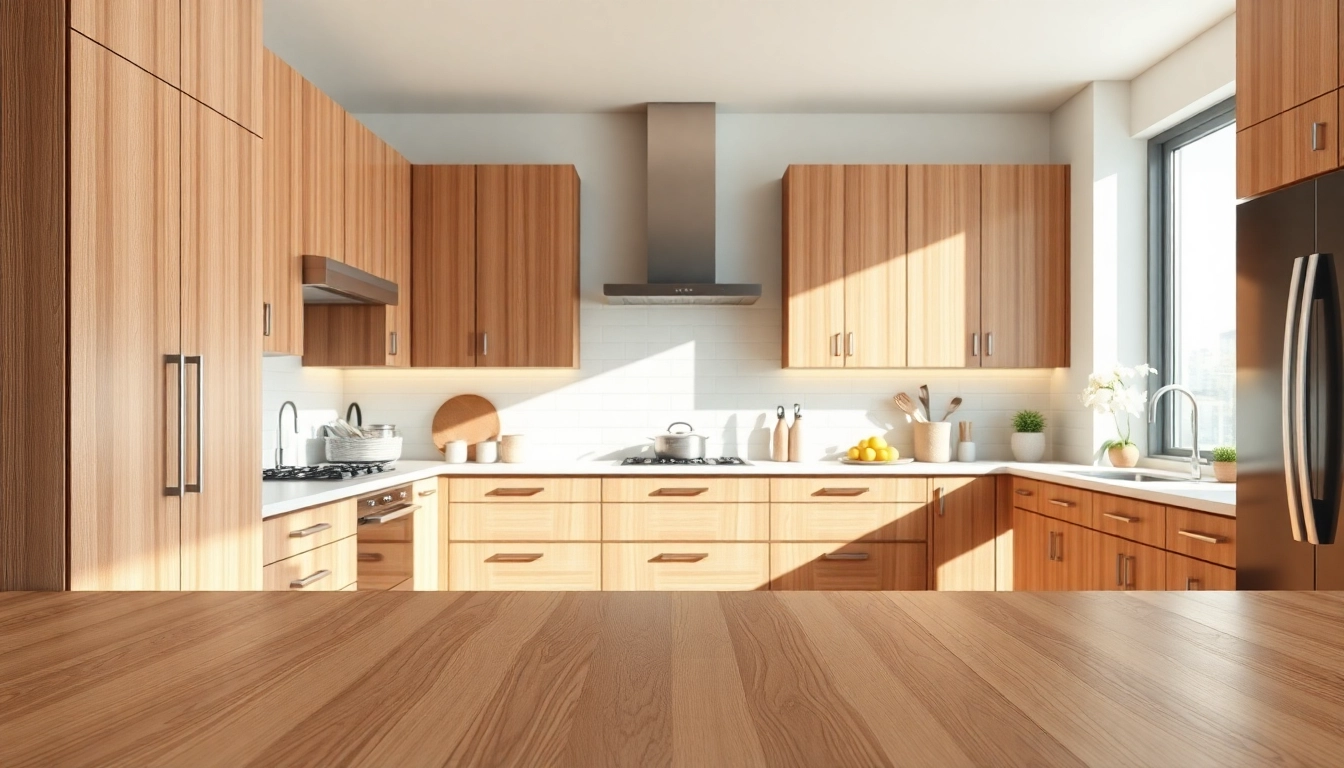 Cabinet Refacing Saint Petersburg FL showcased in a stunning modern kitchen with elegant cabinetry.