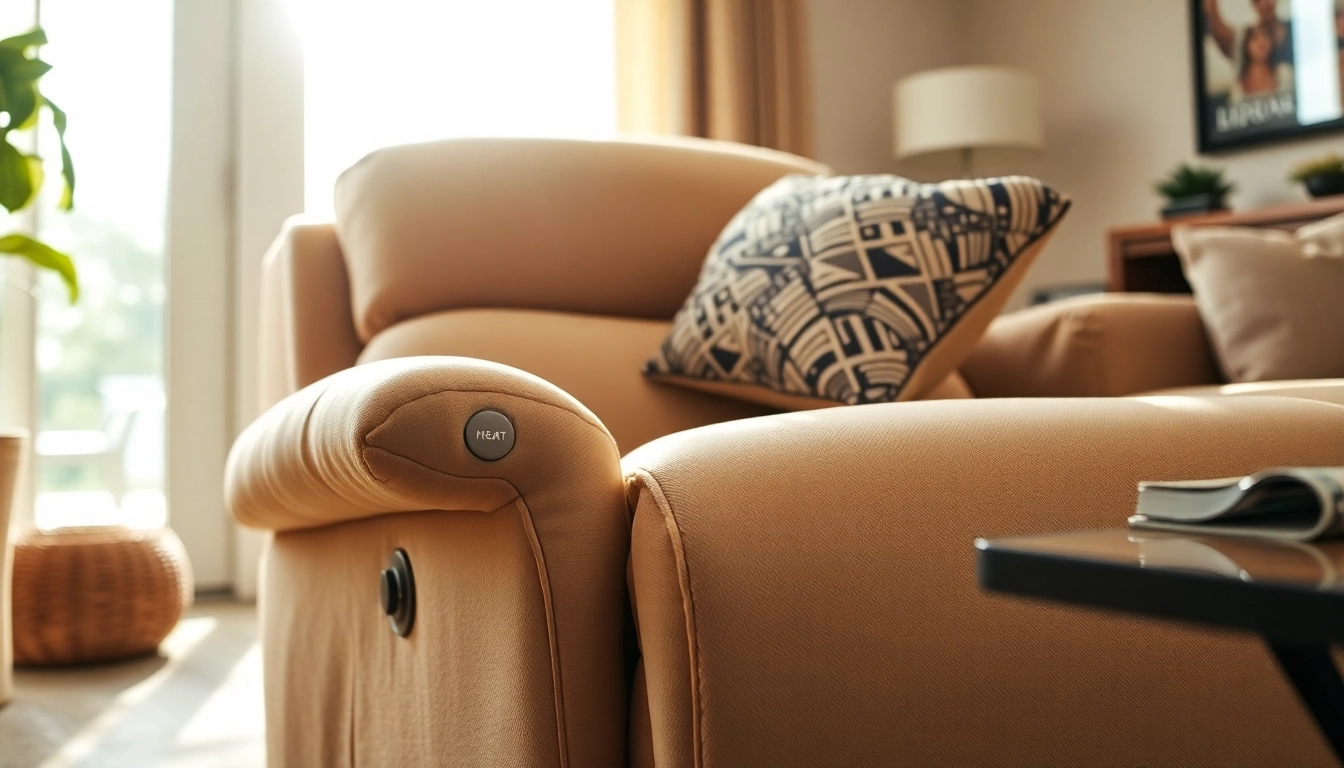 Showcasing the best power lift recliner with heat and massage features for ultimate relaxation.