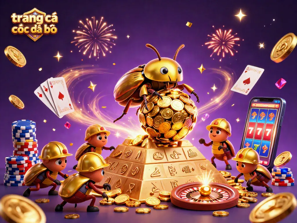 Trang cá cược đá bóng với những đồng xu vàng và biểu tượng casino lấp lánh.
