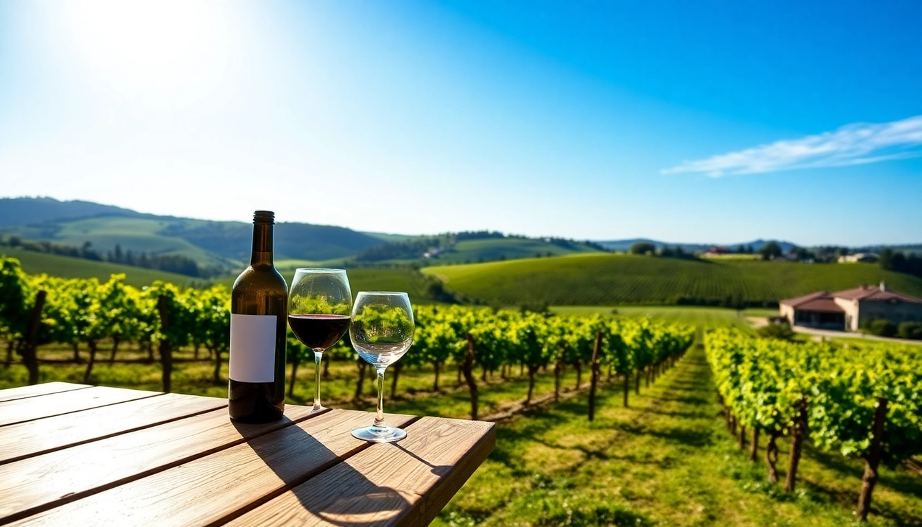 Engaging scene depicting Winery Membership benefits with elegant setup in vineyards.