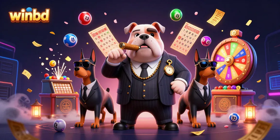 Winbd delivers exciting gameplay as a mafia bulldog leads a colorful gambling adventure.