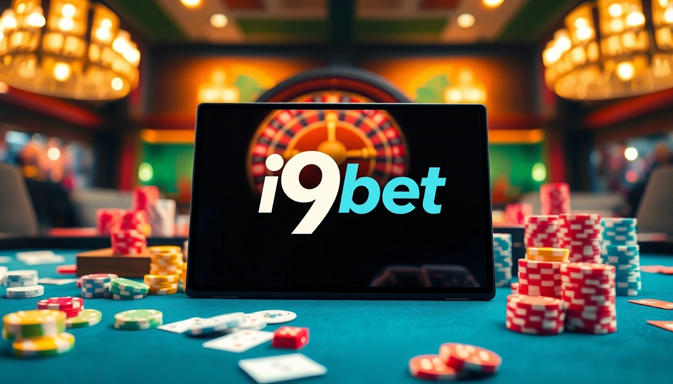Experience thrilling online gaming action at i9bet with vibrant casino elements and strategic fun.
