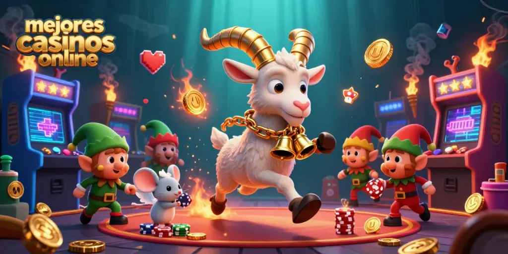 Los mejores casinos online ofrecen diversión intensa con un Krampus y un ratón ángel en acción.
