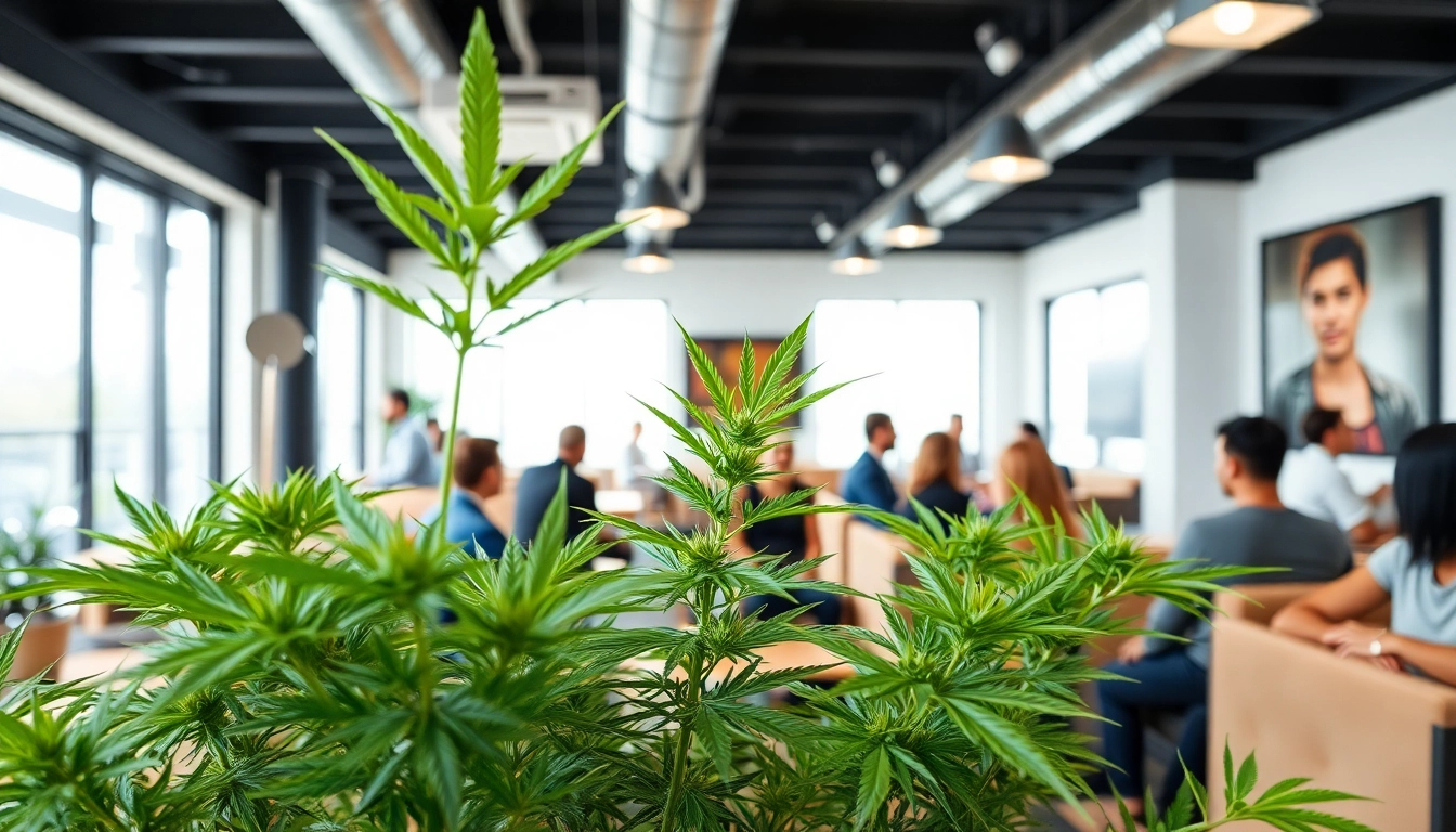 Die Blütenbande bietet legales, biologisches Cannabis in einer einladenden Umgebung an.