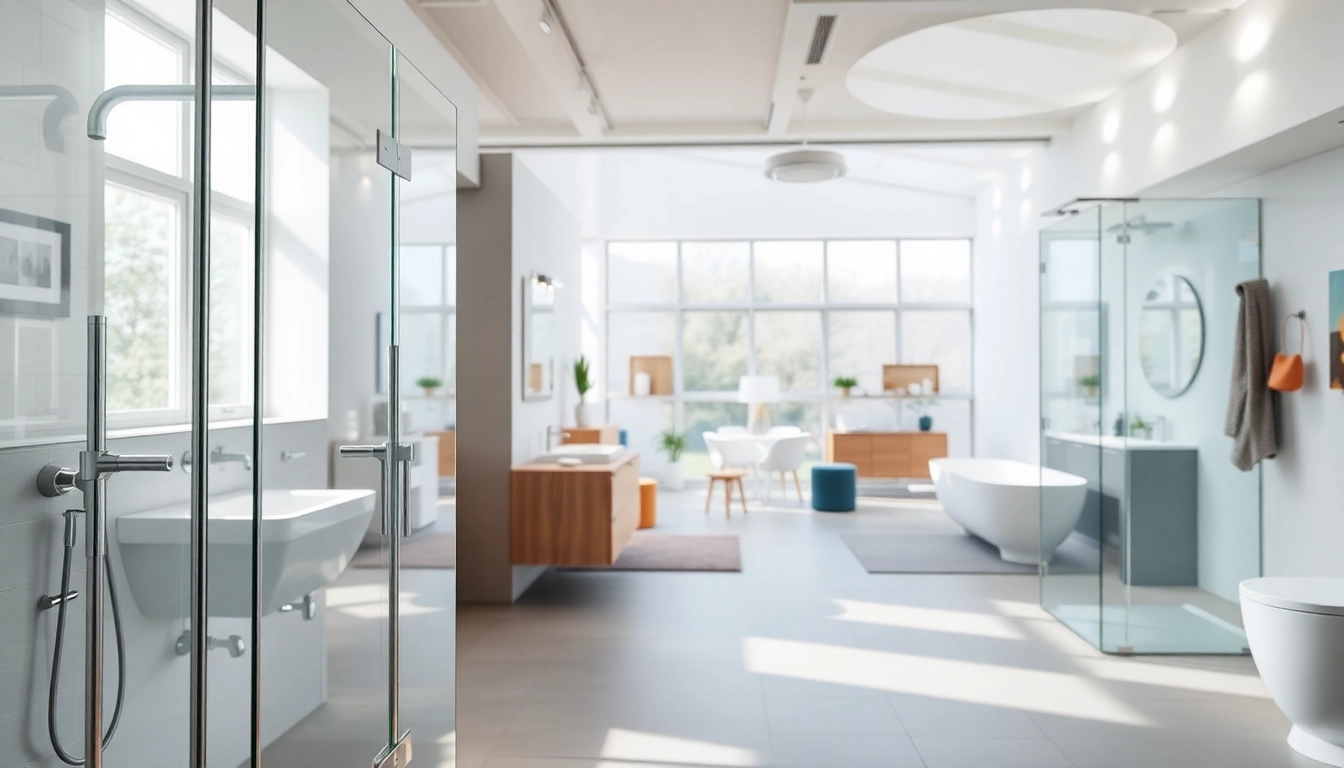 Erleben Sie hochwertige Produkte von sonni sanitär GmbH in einem modernen Badezimmer-Showroom.