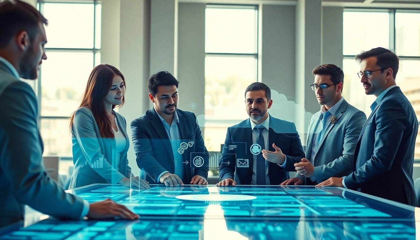 Showcasing CloudWalk Technology in a modern office environment with team collaboration.