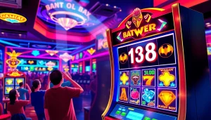 Menangkan hadiah besar dengan batman138 slot dalam suasana kasino yang penuh warna.
