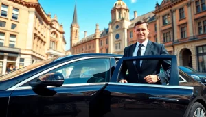 Experience premium Chauffeur Nottingham services with an elegant chauffeur and luxury vehicle.