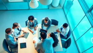 Image depicting professionals in a corporate setting, highlighting Delhi NCR startup legal advisory & corporate law firm services.