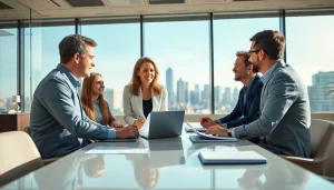 Engaged clients with a professional advisor at an independent wealth management firm San Antonio.