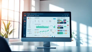 Engaging interface of a youtube smm panel for social media marketing insights.