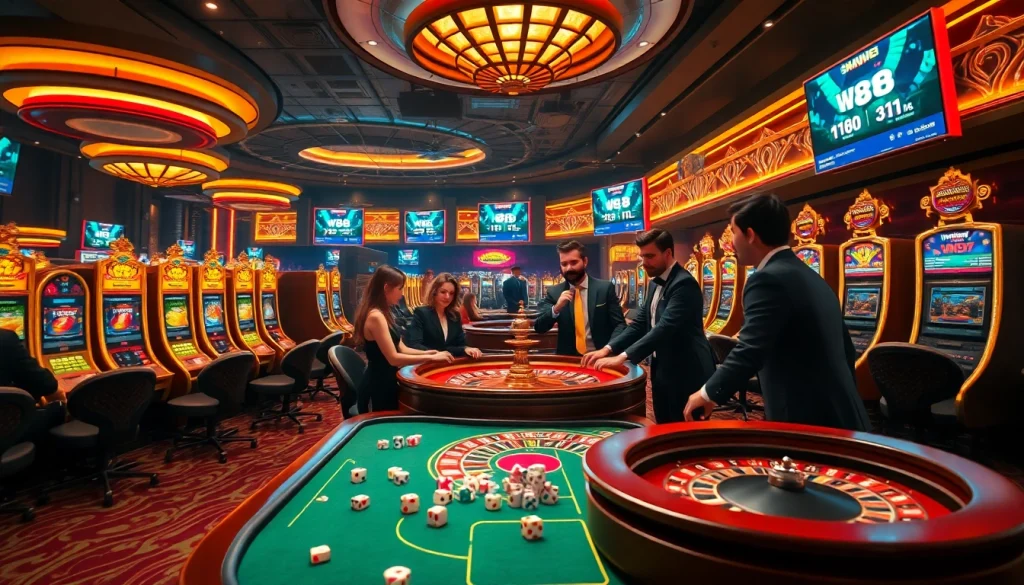 Engage with thrilling online gaming at W88 with live dealer action and exciting slot machines using link vao w88.