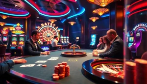 Experience high-stakes gaming action at https://febet8.com with vibrant casino tables and professional dealers.