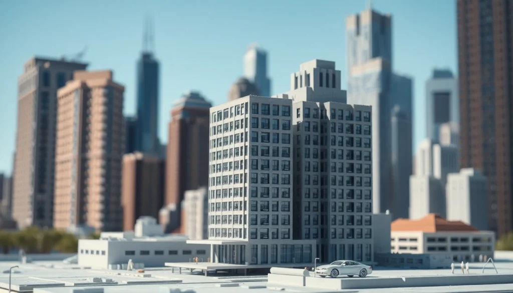 Präzise architekturmodellbau Wuppertal in urbanem Umfeld mit beeindruckenden Details.