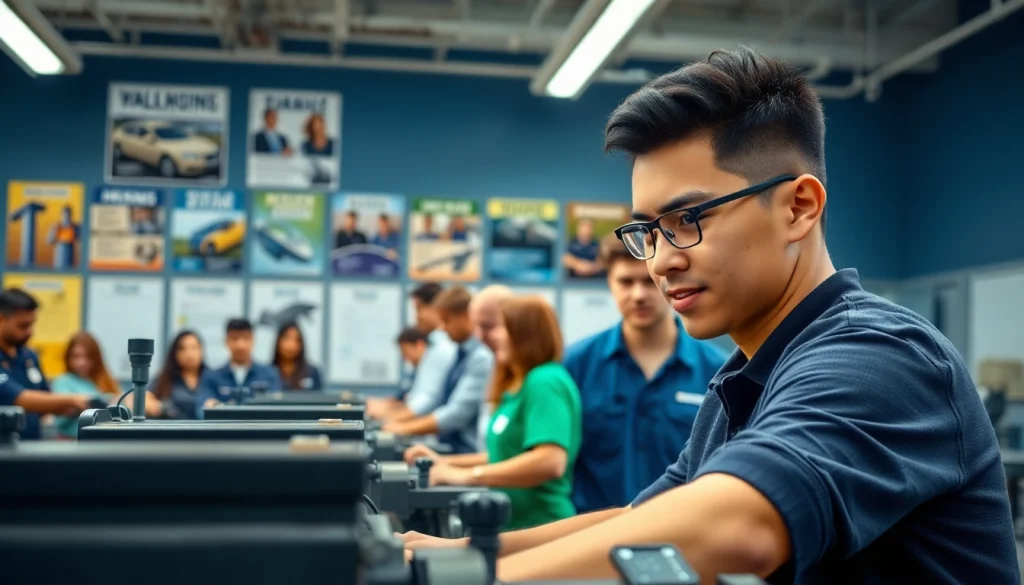 Students learning at a Trade School In Tennessee, showcasing hands-on training and diverse educational opportunities.