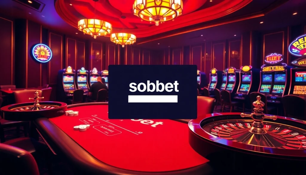 Sbobet login terbaru showcased on a luxurious casino table with poker chips and cards.