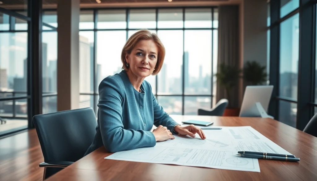 Unlock founder leadership insights with a confident business leader in a modern office.