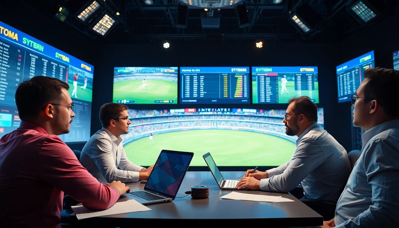 High-tech analysis of ipl perfect prediction by experts in a contemporary studio.