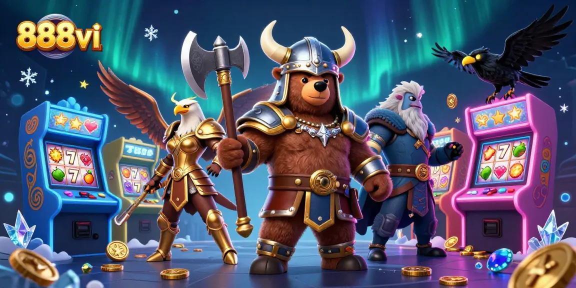Engage in winning strategies with 888vi slots in an exciting 3D casino adventure.