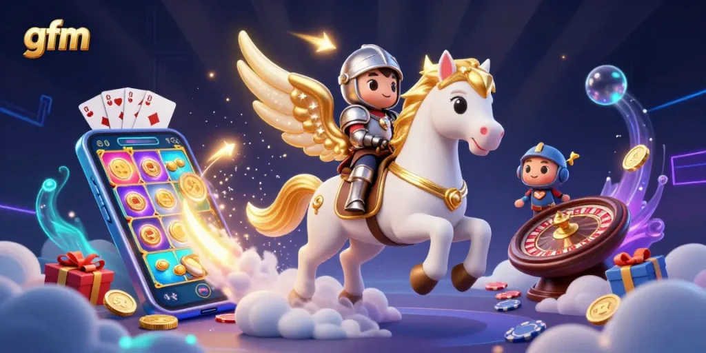 gfm offers dynamic gameplay experiences with a celestial horse and slot games in a magical atmosphere